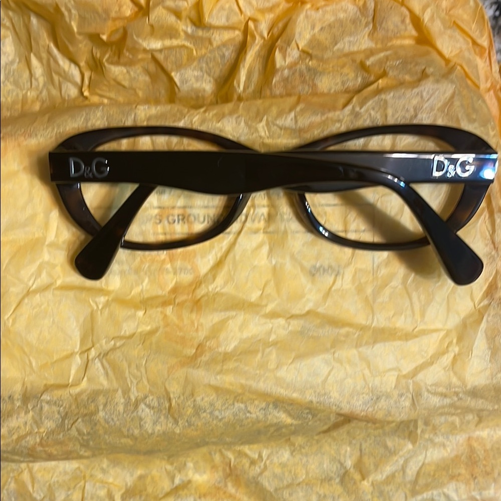 D&G Glossy Black Eyewear Frame